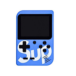 Карманная игровая ретро приставка Sup Game Box 400 игр dendy SEGA 8bit синяя (1829425682)