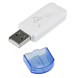Блютуз юсб приемник аудио адаптер Voltronic PIX-LINK USB Bluetooth White (15262-hbr)