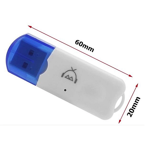 Блютуз USB приймач аудіо адаптер Voltronic PIX-LINK USB Bluetooth Білий (15262-hbr)