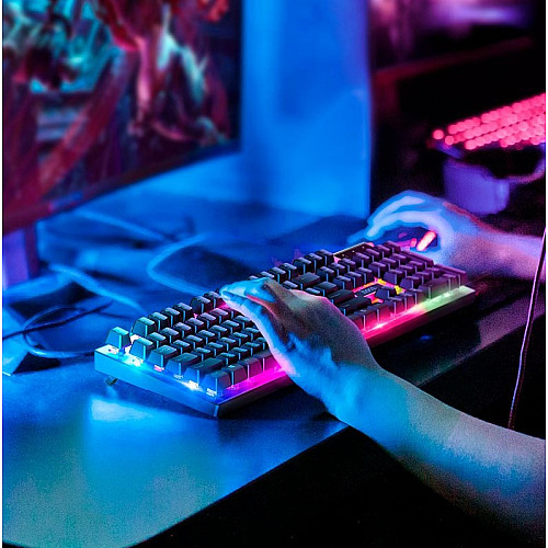 Ігровий набір клавіатура + миша Hoco GM18 з RGB підсвіткою