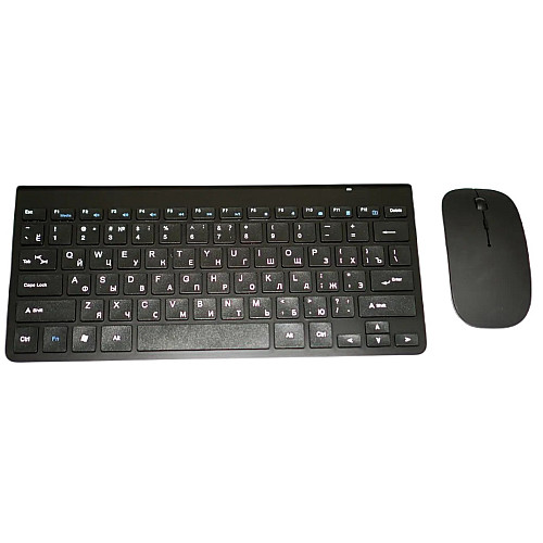 Комплект беспроводной клавиатура с мышью RIAS K108 Black (3_04574)