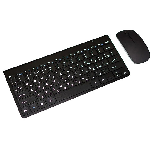 Комплект беспроводной клавиатура с мышью RIAS K108 Black (3_04574)