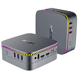 Мини-ПК Acepc Intel N100 CPU PicoBox Pro Win11 Pro 16 Гб DDR4 512 Гб SSD Серый