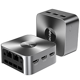 Портативный компьютер мини-карманный ПК PicoBox Mini T8-Pro на базе Intel N5105 8/256 Гб SSD c Windows 11 Acepc Серый