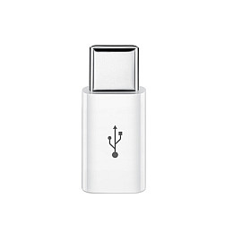 Адаптер Переходник microUSB - Type-C GT Gray (436235325)