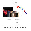 Адаптер Переходник microUSB на Type-C GT Black (43623534525)