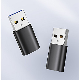 Адаптер Переходник Type-C -мама на USB GT Black (61515345324)