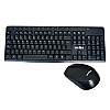 Комплект бездротова клавіатура з мишкою Weibo WB-8012 2.4Ghz Black