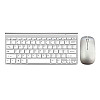 Комплект беспроводной клавиатура с мышью Weibo WB-8066 2.4Ghz White