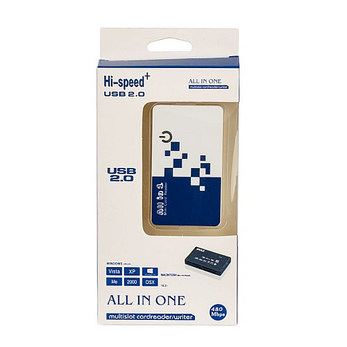 Кардридер USB 2.0 Atcom TD2029 MS SD microSD/TF M2 (AT10729)
