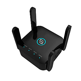 Ретранслятор Wi-Fi Pix-Link LV-AC24 Black | Репитер усилитель сигнала (16165-hbr)