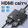 Двухсторонний переключатель HDMI 2в1 на 2 канала Addap HVS-04