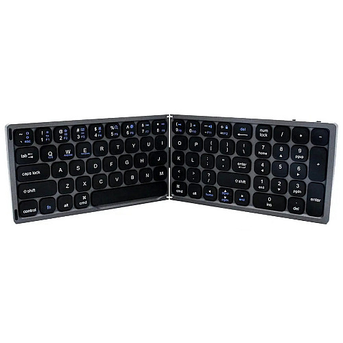 Клавиатура складная беспроводная RIAS R-87 Bluetooth Grey