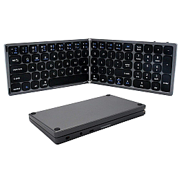 Клавіатура складана бездротова RIAS R-87 Bluetooth Сіра