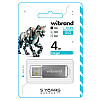 Флеш память Wibrand USB 2.0 Cougar 4Gb Silver