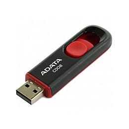 Флеш память ADATA USB 2.0 C008 16Gb Black/Red