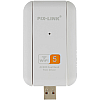 Бездротовий двохдіапазонний мережевий Wi-Fi адаптер Pix-Link Wi-Fi USB LV-UAC03D 2.4/5GHz Білий (16152-hbr)