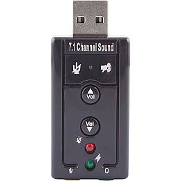 Звуковая карта Atcom 7.1 USB QTS-007 Black (16160-hbr)