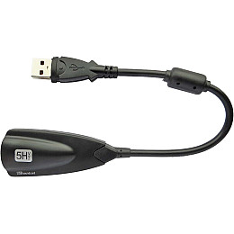 Звукова карта Atcom 7.1 USB QTS-008 Black (16161-hbr)