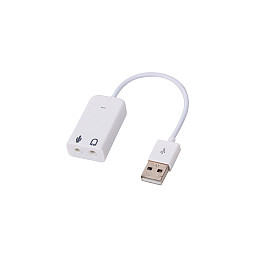 Звукова карта Atcom 7.1 USB QTS-005A White (16162-hbr)