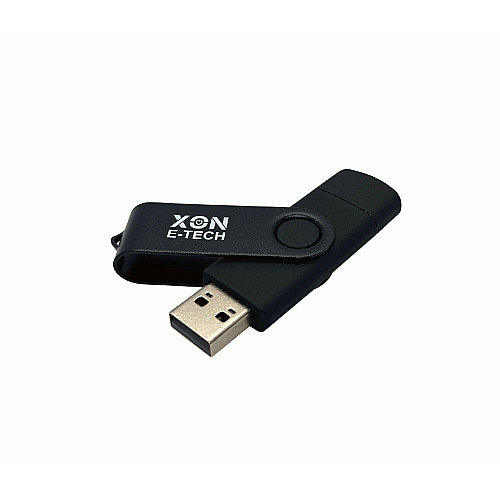 Флеш-накопитель XON FlashDrive DuoConnect 128GB USB 3.0 + USB Type-C Black (FX3DR128PB 7546)