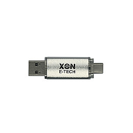 Флеш-накопитель XON FlashDrive DuoConnect 128GB USB 3.0 + USB Type-C Grey (FX3DX128MS 7607)