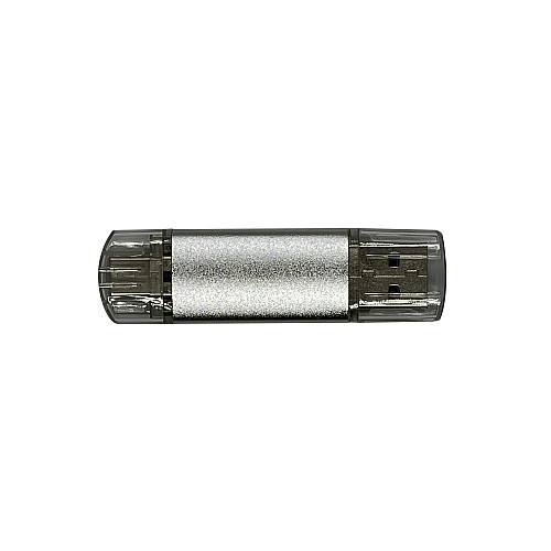 Флеш-накопитель XON FlashDrive DuoConnect 128GB USB 3.0 + USB Type-C Grey (FX3DX128MS 7607)