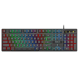 Комплект проводной игровая клавиатура и мышь Imice KM-680 с RGB подсветкой USB Black