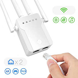 Ретранслятор XON ReLink X300R6 300Мбіт/с 2.4ГГц Білий (VNRWSW020403W 7676)