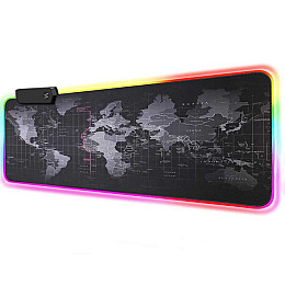 Игровая поверхность с RGB подсветкой FeelTouch 800 x 300 мм Black
