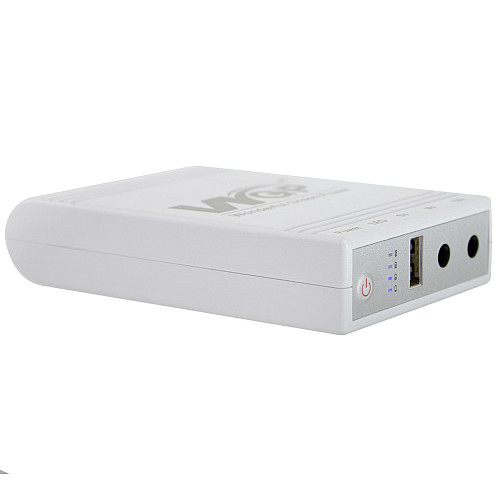 Джерело безперебійного живлення ІБП WGP для роутера 5V/9V/12V 10400mAh Білий