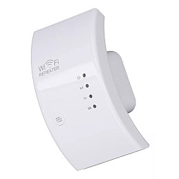 Ретранслятор Wi-Fi сигнала RIAS WF-05 802.11N/B/G 300 Mbps 2.4 GHz White