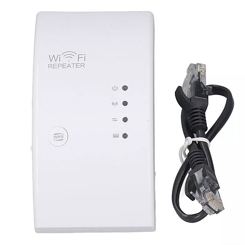Ретранслятор Wi-Fi сигнала RIAS WF-05 802.11N/B/G 300 Mbps 2.4 GHz White