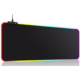 Игровая поверхность с RGB подсветкой FeelTouch 900 x 400 x 4 мм Black