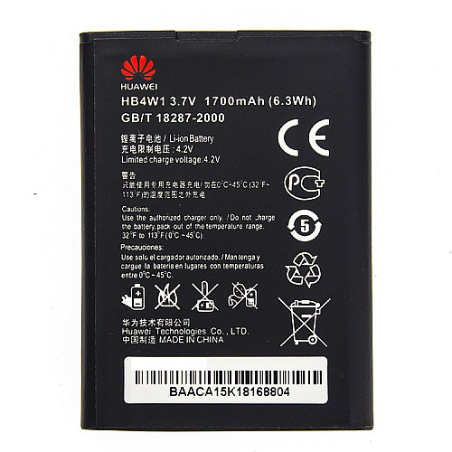 Акумулятор HB4W1 для Huawei G510/G520/G525/Y210/Y530/U8951/T8951/C8813 1800 мАг (04069)