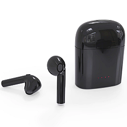 Беспроводные Bluetooth наушники i7S TWS с боксом для зарядки Black (au006-hbr)