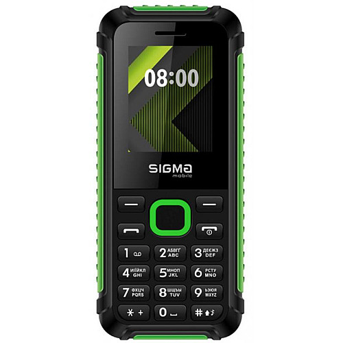 Сигма мобільний X-style 18 Трек Двійна SIM Чорний/Зелений