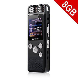 Профессиональный цифровой диктофон для журналиста Savetek GS-R07 8 Гб (100290)