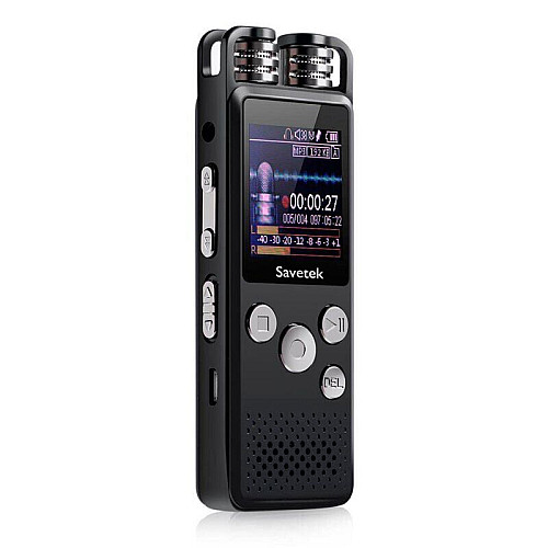 Професійний цифровий диктофон для журналіста Savetek GS-R07 8 Гб (100290)