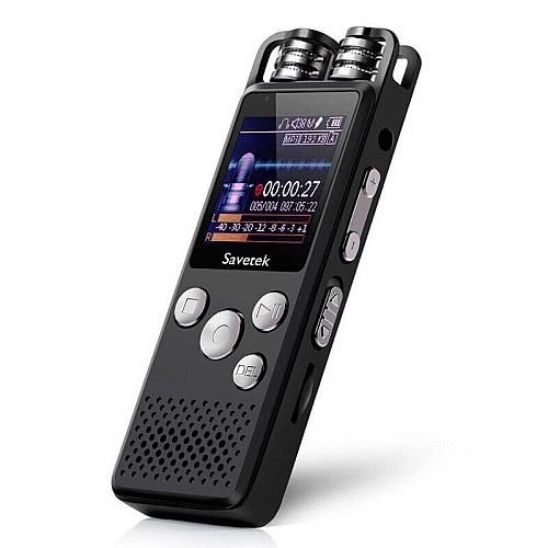 Професійний цифровий диктофон для журналіста Savetek GS-R07 8 Гб (100290)