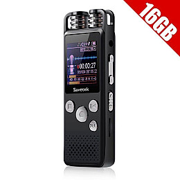 Профессиональный цифровой диктофон для журналиста Savetek GS-R07 16 Гб (100359)