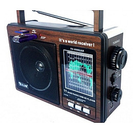 Акумуляторний радіоприймач Golon RX-9966 UAR USB MP3 Чорний