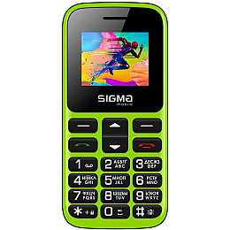 Сигма мобайл Комфорт 50 Хіт 2020 Двійна SIM Зелений (4827798120941)