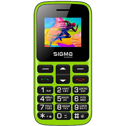 Сигма мобайл Комфорт 50 Хіт 2020 Двійна SIM Зелений (4827798120941)