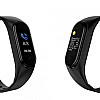 Многофункціональний Фітнес-браслет годинники Fit Smart Band M5 з вимірюванням пульсу та крокомір чорний