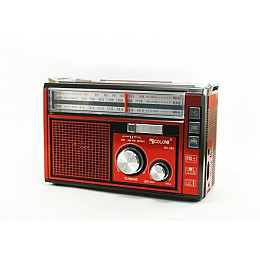 Радиоприемник GOLON с блютозом RX-382BT USB+SD Красный