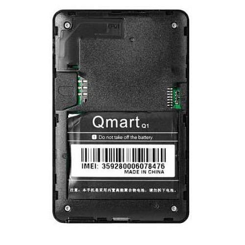 Мобільний маленький телефон Aiek Card Phone Qmart Q1