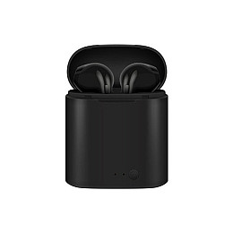 Беспроводные блютуз наушники i7 Mini TWS с боксом для зарядки Black (au057-hbr)