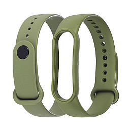 Ремешок силіконовий Anchor для Xiaomi Mi Band 4/ Band 3 Жовто-зелений