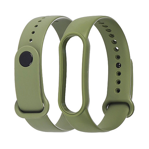 Ремешок силіконовий Anchor для Xiaomi Mi Band 4/ Band 3 Жовто-зелений